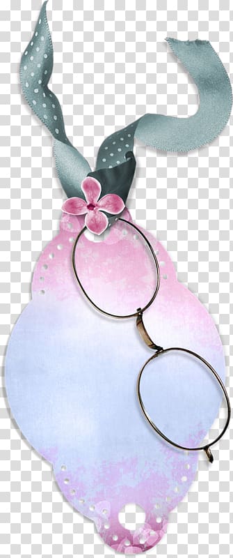 Shoelace knot Ribbon , Dot bow decorative glasses transparent background PNG clipart