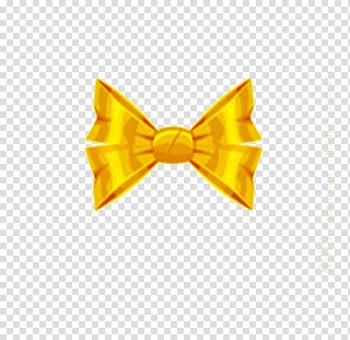 Shoelace knot Ribbon Gold, Metal bows in kind transparent background PNG clipart