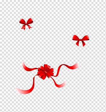 Shoelace knot Ribbon Red, Bow transparent background PNG clipart
