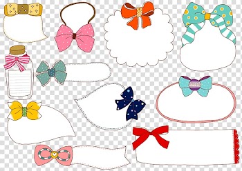 Shoelace knot Speech balloon Cartoon, Bow Border transparent background PNG clipart