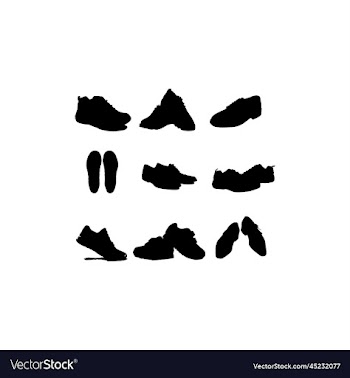 shoes icon set design