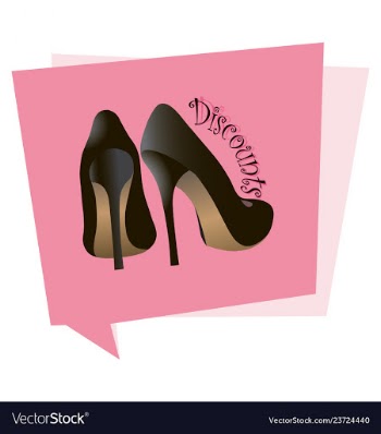 Shoes of dream discount sale vector image