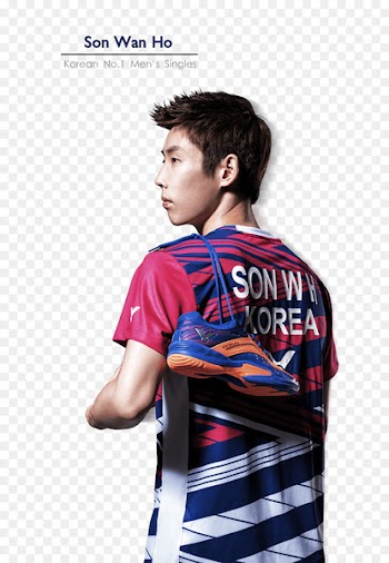 Shon Wan-ho Korea national badminton team 2017 BWF World Championships – Men's singles Jersey Cheerleading Uniforms - victor 