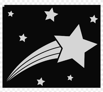 Shooting Star Clip Art Black And White Black And White - B612 Camera Download