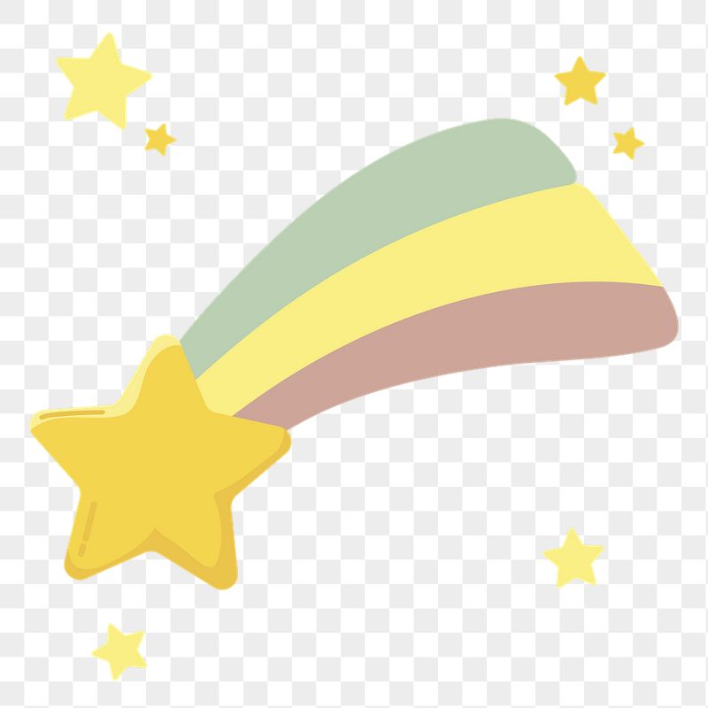 Shooting star png sticker, cute | Free PNG Illustration - rawpixel