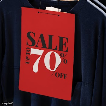 Shop discount label | Free stock psd mockup - 555927