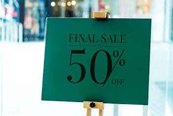 Shop discount signage | Free stock psd mockup - 555867