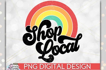Shop Local PNG Sublimation Design