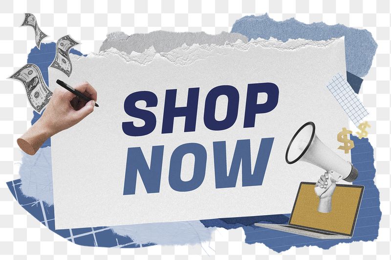 Shop now png word sticker | Free PNG - rawpixel
