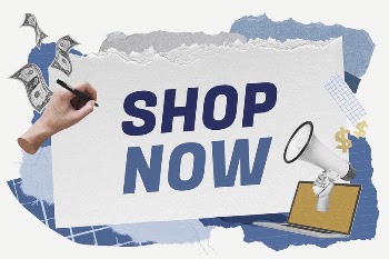 Shop now word typography, marketing | Free PSD - rawpixel