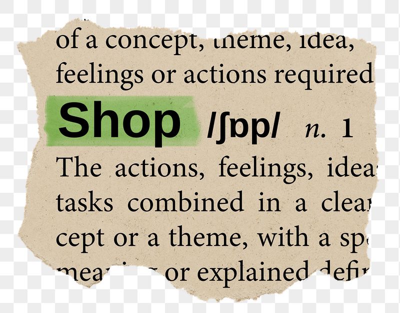 Shop png word sticker, torn | Free PNG - rawpixel