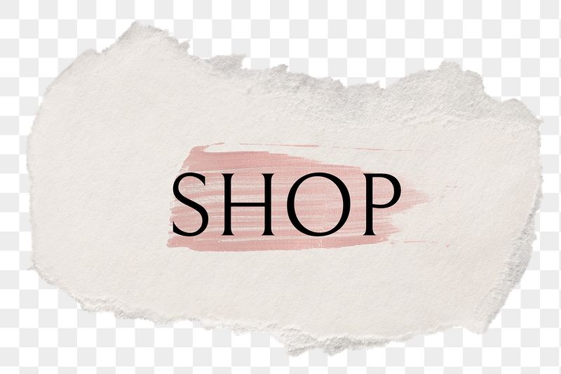 Shop png word sticker typography, | Free PNG - rawpixel