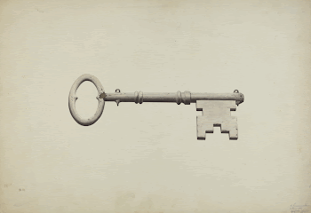 Shop Sign Key (1935&ndash;1942) by Henry | Free Photo - rawpixel