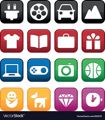 Shopping and Store Icons vector image