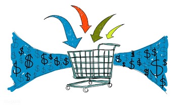 Shopping background basket | Free stock vector - 395648