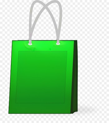 Shopping Bag, Bag, Shopping, Green PNG