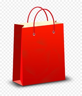 Shopping bag Clip art - Red shopping bags 