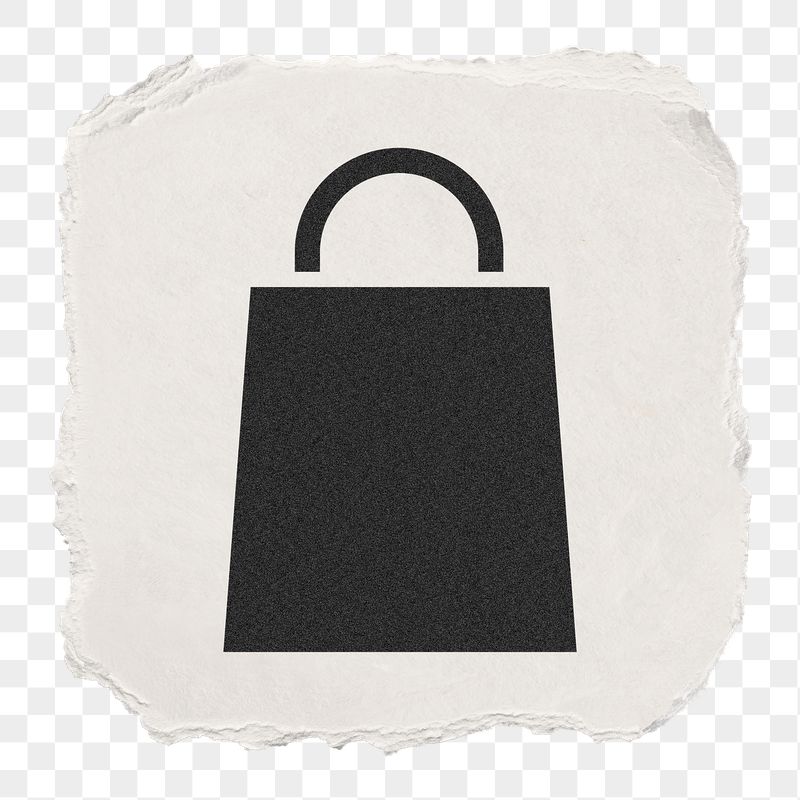 Shopping bag png icon sticker, | Free PNG - rawpixel