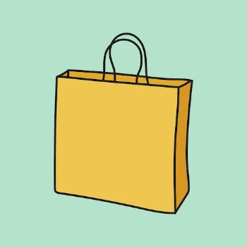 Shopping bag sticker, object creative | Free PSD Illustration - rawpixel