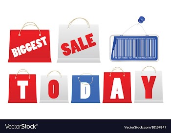 Shopping bags vector image