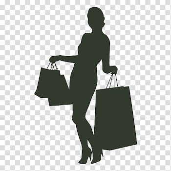 Shopping Black Friday Woman , girls bag transparent background PNG clipart