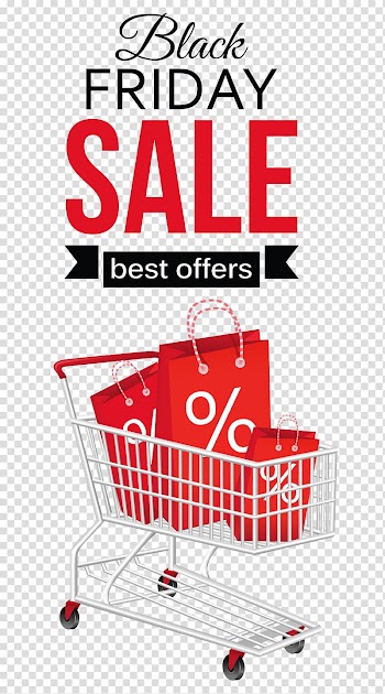 Shopping cart Black Friday , black friday transparent background PNG clipart