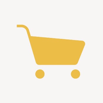 Shopping cart icon, yellow flat | Free Icons - rawpixel