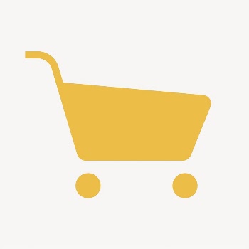 Shopping cart icon, yellow flat | Free Icons - rawpixel