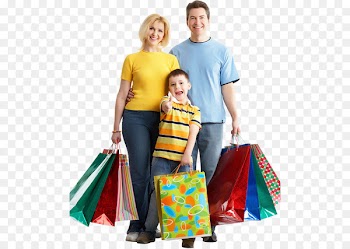 Shopping Centre Family Stock photography - shoping 