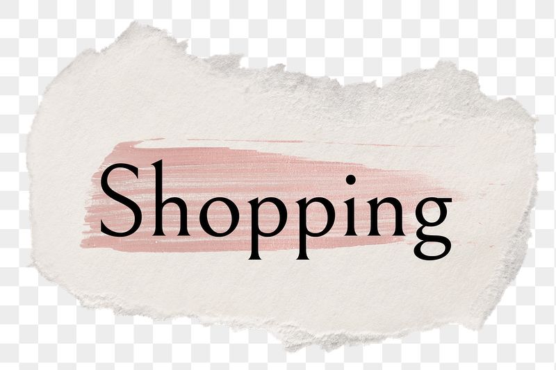 Shopping png word sticker typography, | Free PNG - rawpixel
