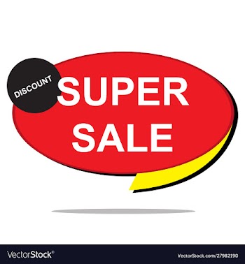 Shopping sales countdown promotional vector image