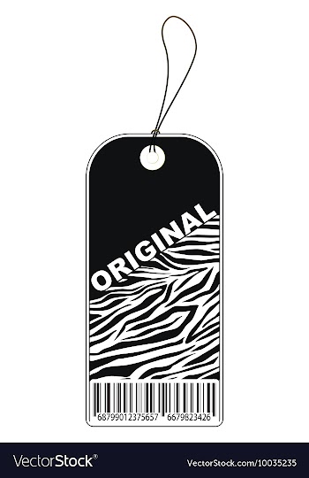 Shopping tag vector image