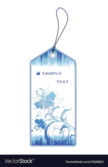 Shopping tag vector image