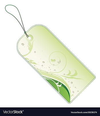 Shopping tag vector image