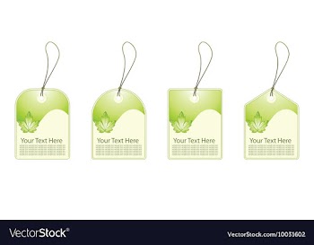 Shopping tags vector image