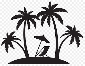 Shore Beach Silhouette Clip art - beach 
