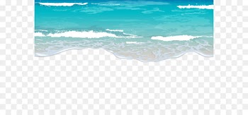 Shore Blue Wave Sea Sky - Sea Beach Ground PNG Clipart 