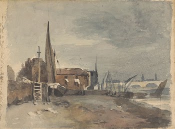 Shore Scene with Buildings and | Free Photo - rawpixel