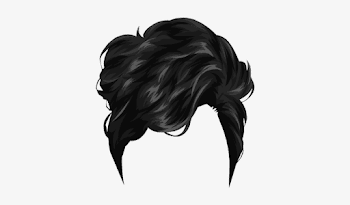 Short Black Drawing Hair - Black Hair Boy Png - Free Transparent ...