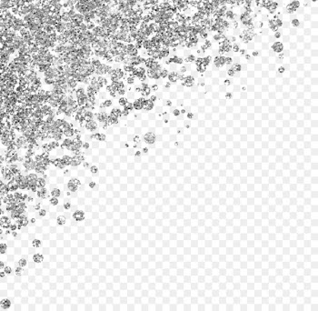 Short hair Sequin Color - Silver sequins 