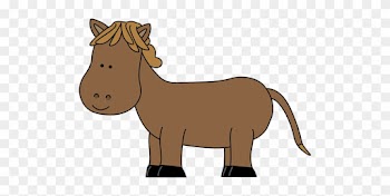 Short Horse - Transparent Background Horse Clipart