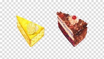 Shortcake Watercolor painting Food Illustration, Lovely Cake transparent background PNG clipart