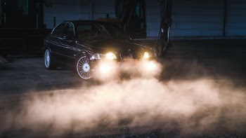 Shot this BMW in an empty factory.