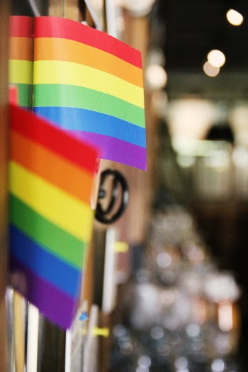 Shot this image in one of the cafes at Greater Kailash market in New Delhi while New York celebrated their WorldPride Parade.