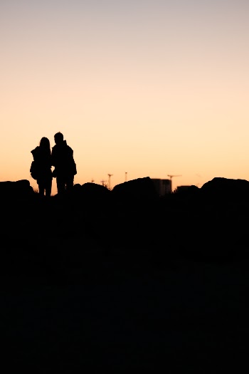 Shot with a couple of friends on a beach and grabbed this moment between the 2 as I was walking towards them.