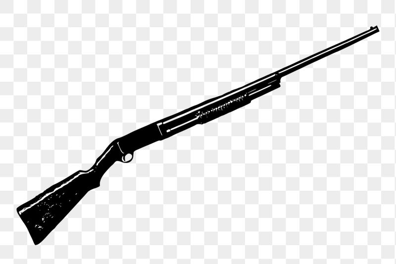 Shotgun png sticker, vintage weapon | Free PNG - rawpixel