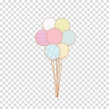 Shoujo, assorted-color balloons transparent background PNG clipart