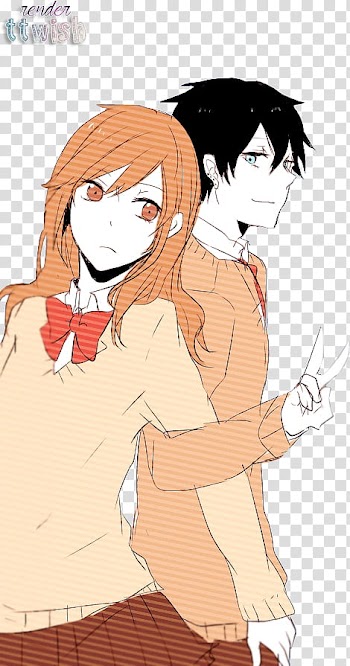 Shoujo Manga Render , anime characters art transparent background PNG clipart