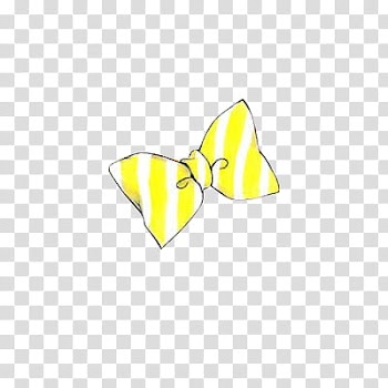 Shoujo, white and yellow ribbon transparent background PNG clipart
