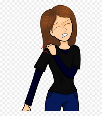 Shoulder Pain By Deannaphantom13 Shoulder Pain By Deannaphantom13 - Shoulder Pain Girl Cartoon